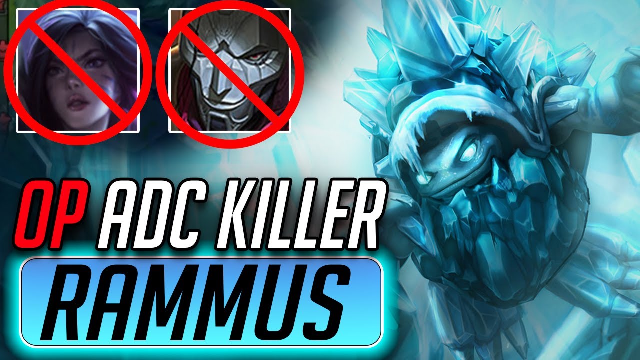 WILD RIFT RAMMUS IS THE BEST ADC COUNTER RIGHT NOW (WIN EVERY GAME ...