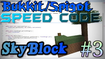 [Minecraft Bukkit/Spigot] SkyBlock Speed Code #3