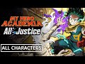 My Hero Academia All's Justice - All Playable Characters
