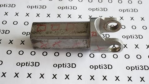 3D Scan Kardanwelle Postproduction opti3D