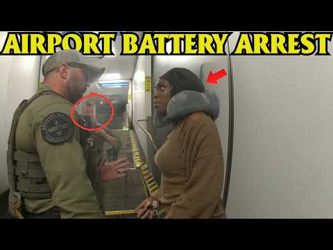 Passenger Throws Water on Flight, Resists Arrest at Airport | Use of Force Analysis
