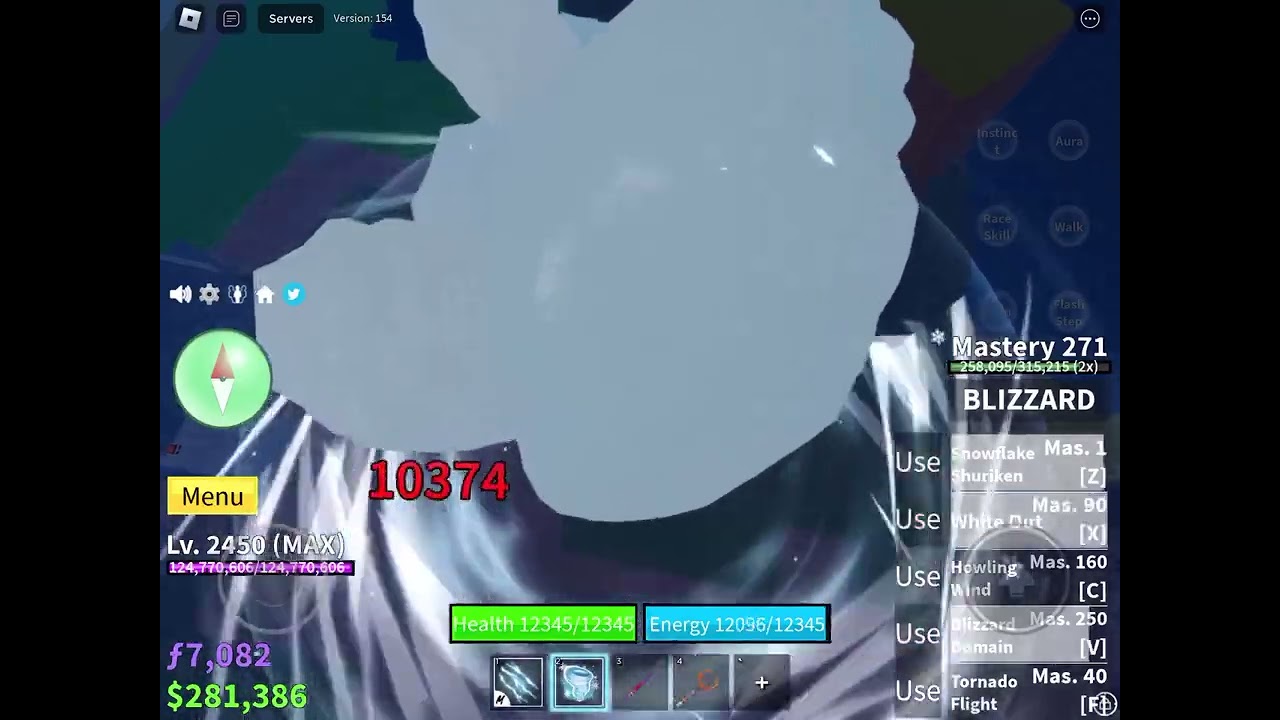 Electric claw + Yama + Blizzard one shot combo | Blox Fruits