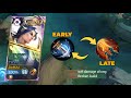 GLOBAL ZILONG ONE HIT BUILD NEW BEST EARLY TO LATE GAME BROKEN BUILD