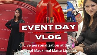 Live Box Personalization at MAC Macximal Event| 13 May'24| Event ke baad Pizza se Overeating 😂|V-3