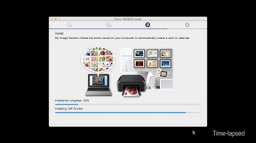 Canon PIXMA MG3020 - Wireless Setup with a USB cable and a Mac