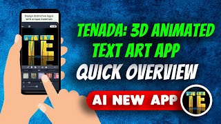 Teneda: 3D Text Editor Ai App Quick Overview screenshot 4