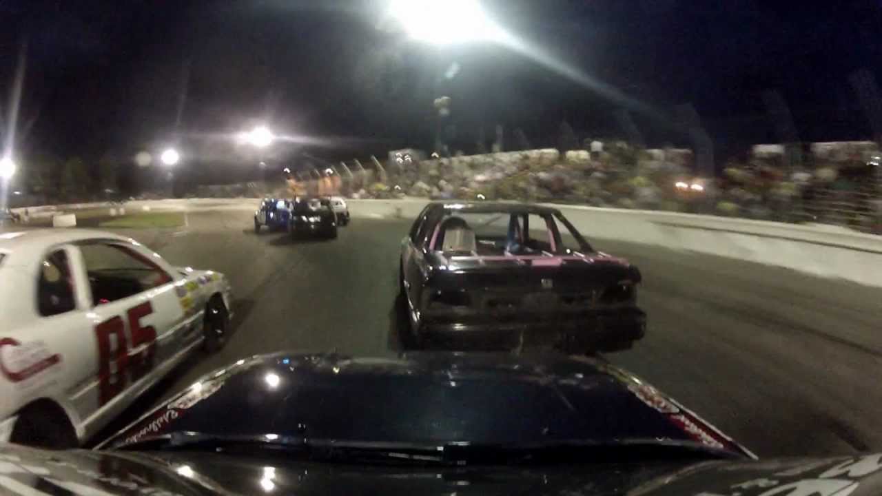 Josh Bee On Board at Lake County Speedway