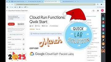 [NEW 2025] Cloud Run Functions: Qwik Start - Console | #qwiklabs || #GSP1089 || [With Explanation🗣️]