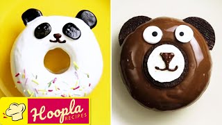 Cute Animal Donuts Decorating Tutorial & More Dessert Recipes! | Hoopla Recipes