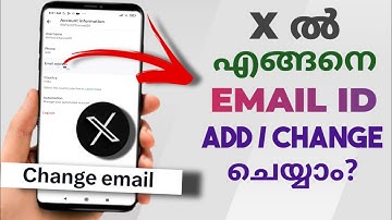 How To Add / Change Email Id In X ( Twitter ) | English