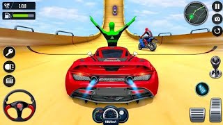 Different Car Mega Ramp  Driving Stunts Impossible Car Racing Tracks 3D Drive Games screenshot 1