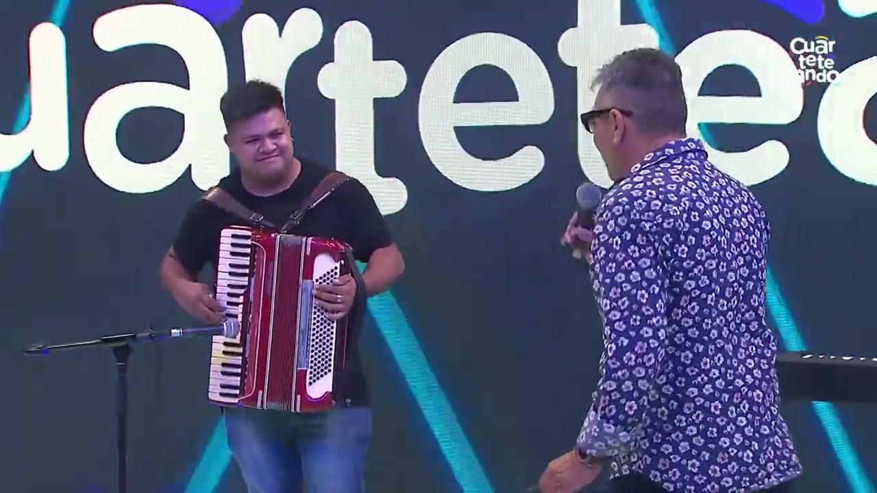 QUÉ PAR DE PÁJAROS  Damián el pibe 10 en cuarteteando