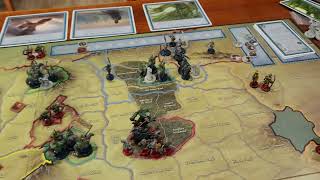 Setting up for War of the Ring with the three main expansions.