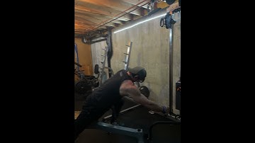 One Arm Chest Supported Cable Row (lengthened set)