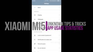 Hidden App Usage Statistics in Xiaomi Mi phones with MIUI 8 (secretly check last used apps) screenshot 4