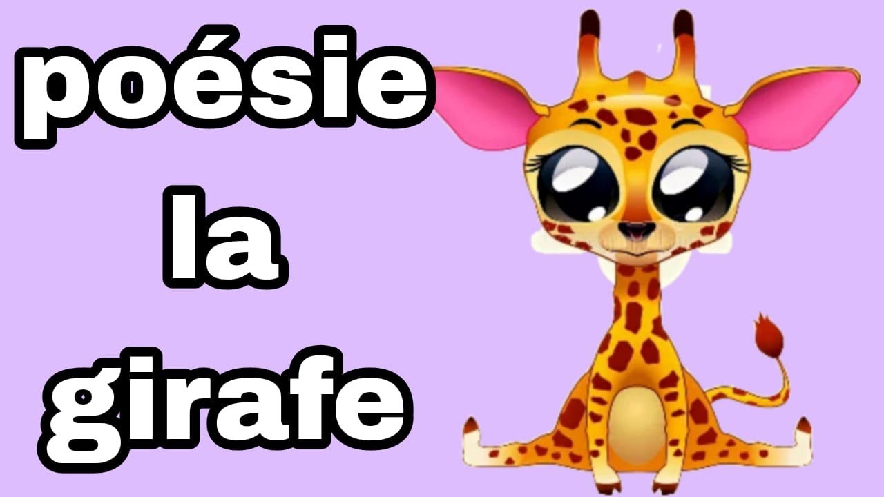 poésie de la girafe cp CE1 #poésie - YouTube