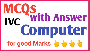 MCQs on basic computer || Lect-05 || IVS computer #ranchiuniversity #examtimestudy