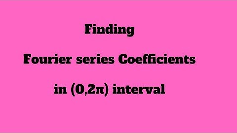 Finding a0 value, for Fourier series, in (0,2π) interval#3 (kindly use headphones)