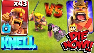 GET UP AND FIGHT ME!! .. Super Barb vs Champ King! &quot;Clash Of Clans&quot;