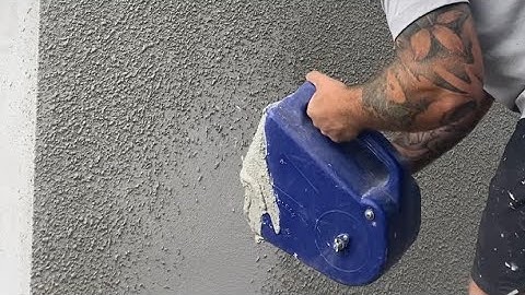 Tyrolean rendering job from start to finish