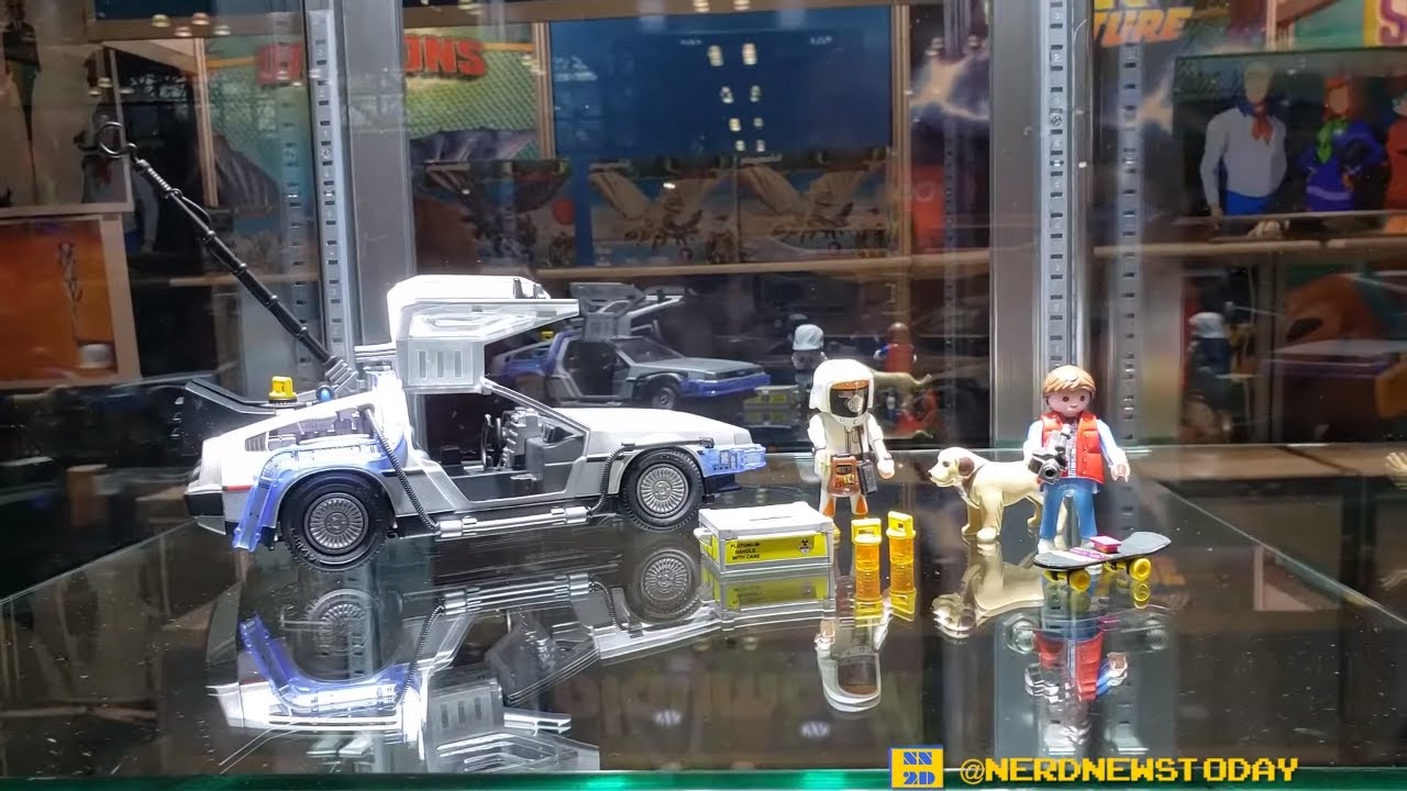 Delorean Playmobil : Retour vers le futur en miniature