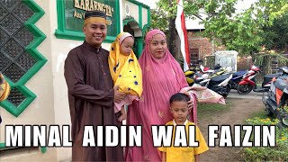 PERTAMA KALI SHOLAT IDUL FITRI BERSAMA KELUARGA KECIL | SONGKENG NA TACO