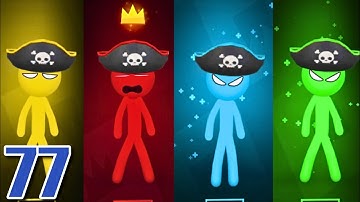 Stickman Party 1234 Player - Gameplay Walkthrough Part 77 - Tournament Mode (iOS, Android)