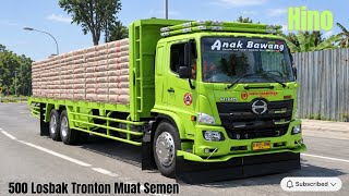 Mod BUSSID - Hino 500 Losbak Tronton Muat Semen