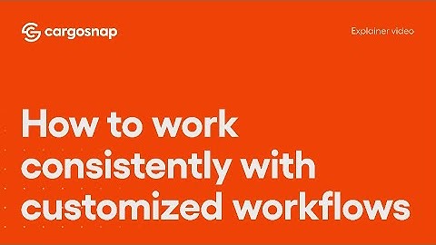 How to work consistently with customized workflows