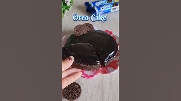 Easiest 3-Ingredient Oreo Cake Recipe #shorts #ytshorts #cake #recipe #oreo #chocolate