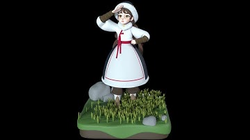 3D 캐릭터모델링 턴어라운드 3D Character Modeling turnaround