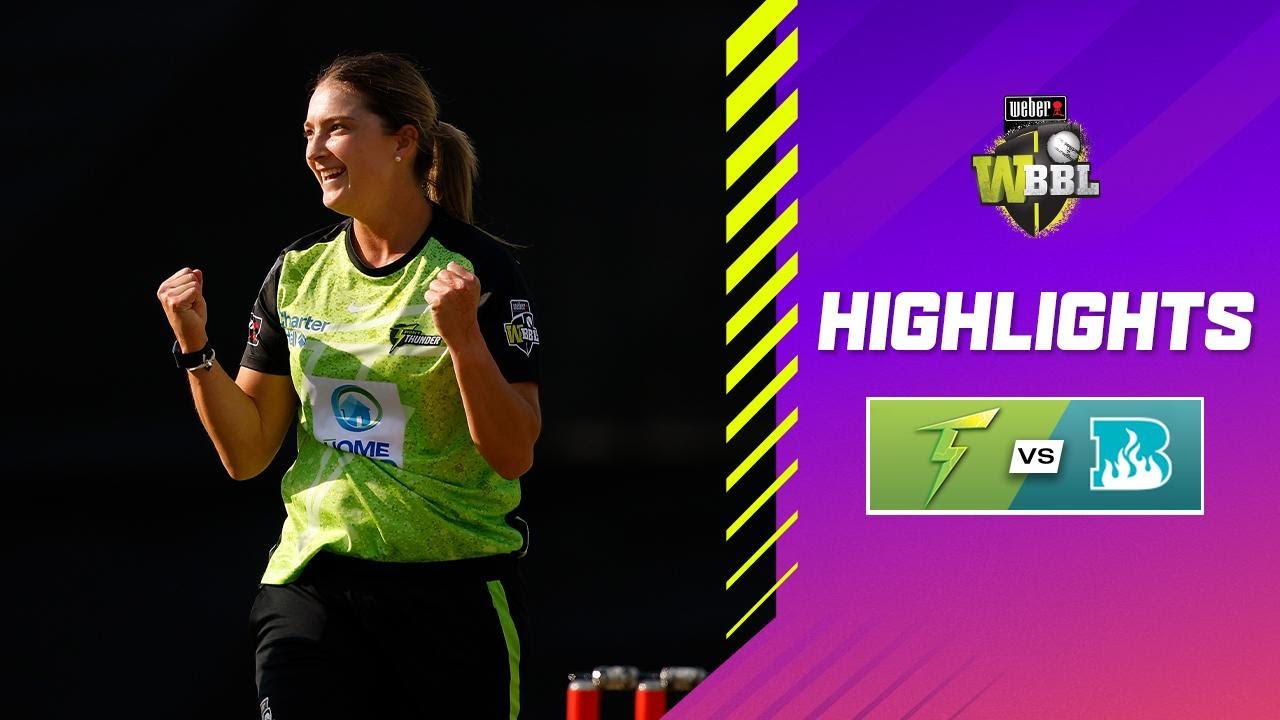 Thunderstruck! Sydney Thunder v Brisbane Heat WBBL10 YouTube