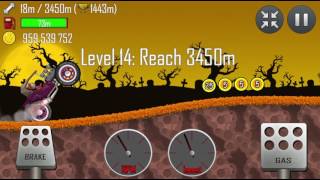CAR RACING GAMES★Hill Climb RACING HUNTED ROAD ON HOT ROD ★GAMEPLAY screenshot 1