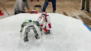 クレッシェンドVSヨコヅナグレート不知火【ROBOONE】自作二足歩行ロボットバトル