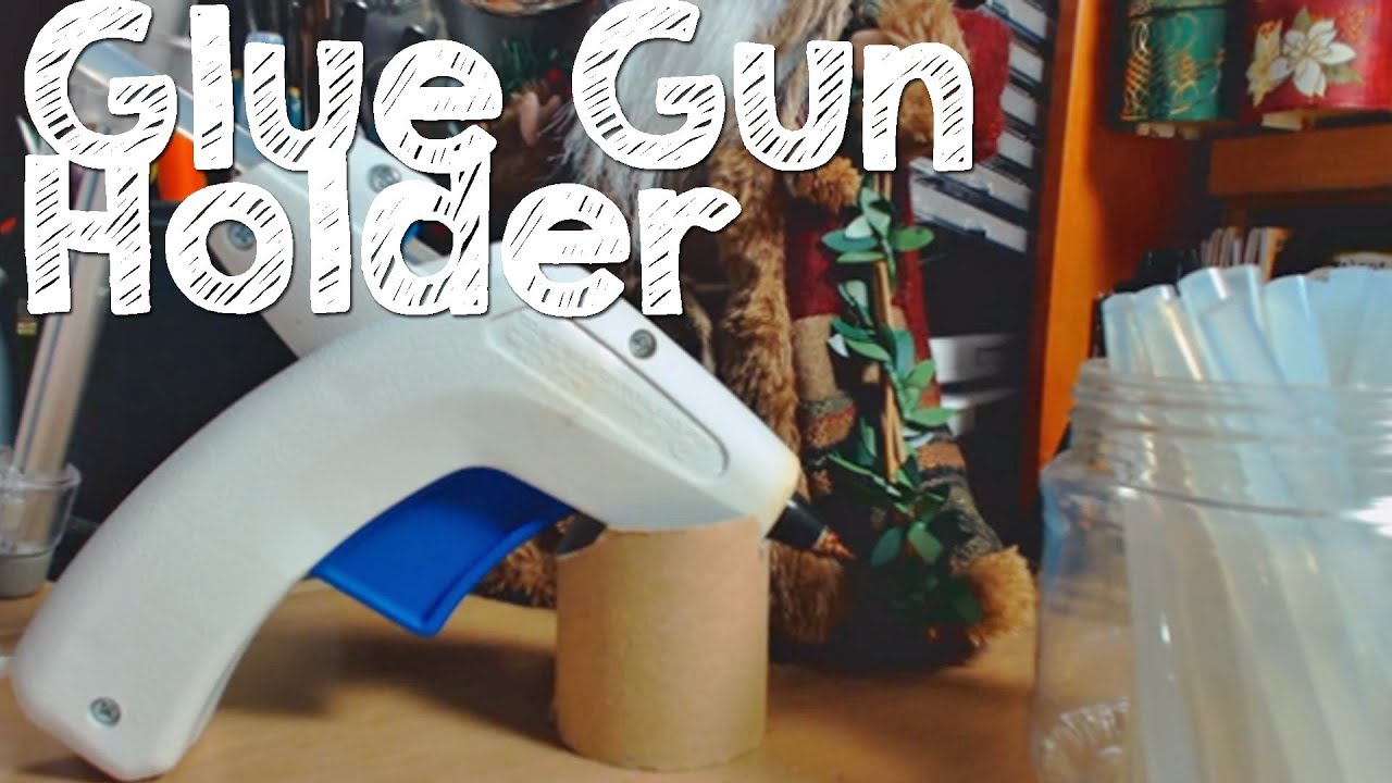 How To Make A Hot Glue Gun Holder