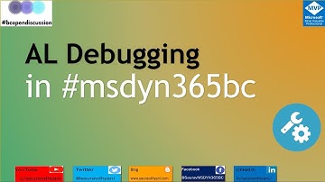 AL Debugging in Business Central.