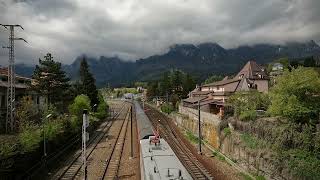 Munții Bucegi văzuți din stațiunea Bușteni! Timelapse!