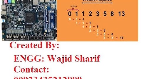 Fibonacci series implementation using FPGA board DE1-SOC Intel Quartus Prime Lite VHDL
