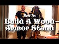 How To: Build a Wooden Armor Stand $60
