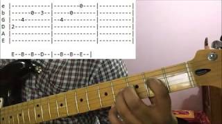 Miniatura del video "Alayal thara venam Masala Coffee Intro Riff Guitar Lesson with tab"