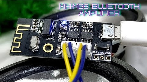How to install MH M38 Bluetooth Amplifier Sound Test  Step by Step