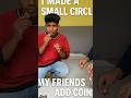 “COIN STACK CHALLENGE in a Small Circle!💵 #shortvideo #viralvideo #challenge #minivlog #afridivlog04