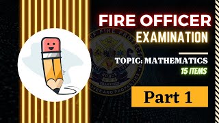 Basic Mathematics for Fire Officer Examination | Part 1