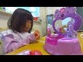 ディズニープリンセス マジカルおしゃれサロン のおもちゃをプレゼント Disney Princess Salon Toys