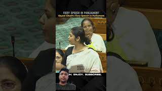 TMC MP Sayani Ghosh's Delivers Strong Message in Parliament || Sayani Ghosh vs BJP Parliament