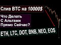 Биткоин (BTC) Слили на 10000$. Рисуется Опасная Картина, но вот это может помочь Альтам