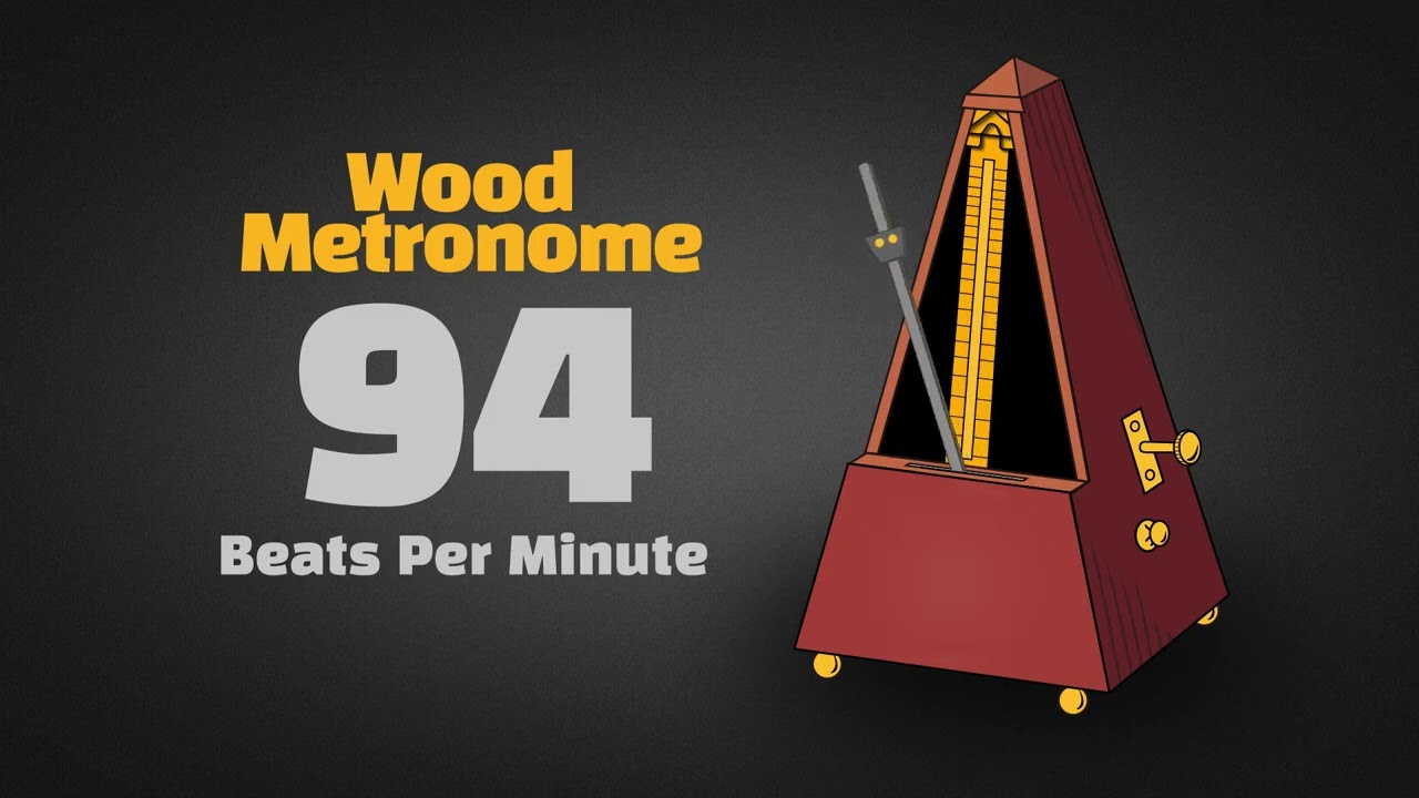 94 BPM Wood Metronome [30 Minuts] - YouTube