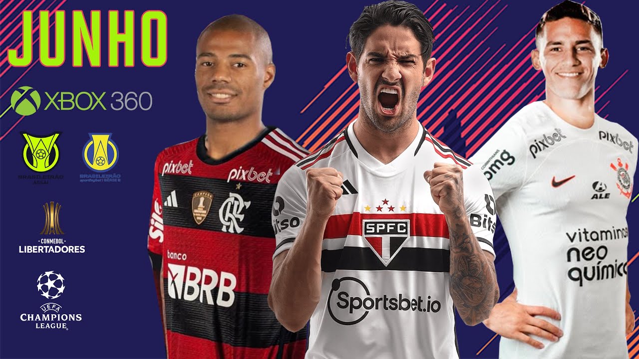 CHEGOU O NOVO EFOOTBALL 2024 XBOX 360 - MAIS ATUALIZADO DO BRASIL 