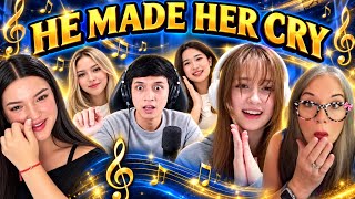 She Started Crying Live on OmeTV... 😭 (Dimas Senopati ) Nannie's Honest Reaction