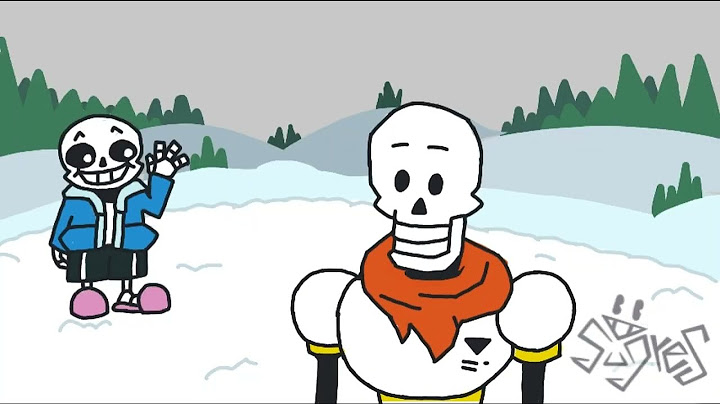 Hey! Papyrus how was the fall? || animacion